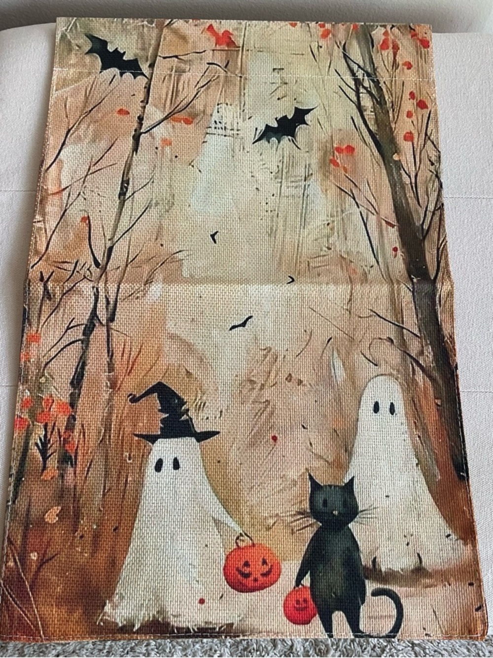 Halloween Ghosts featuring & Black Cat with pumpkins